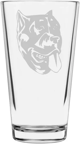 Miniatura 140 de Perro de Presa Canario - Vaso de pinta personalizado con temática de perro grabado multiusos, 16 onzas