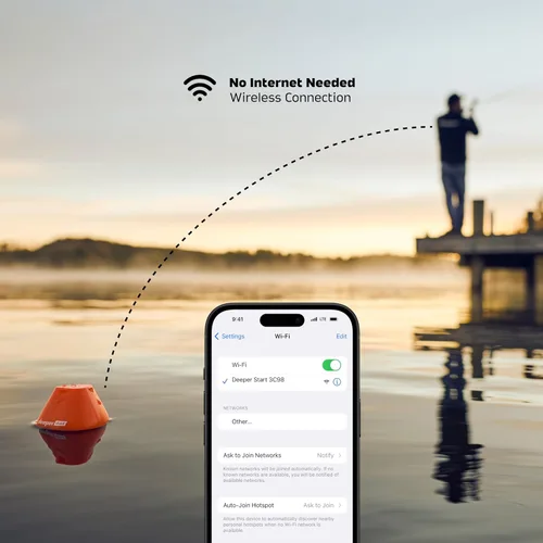 Miniatura 5 de Deeper Start Buscador de peces - Buscador de peces portátil y de profundidad para pesca recreativa desde muelle, orilla, banco o kayak Sonar