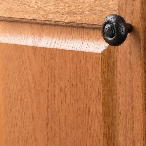 Miniatura 5 de Hickory Hardware - Paquete de 1 manija para alacena de núcleo sólido, pomos de lujo para gabinete y cómoda, tiradores para puertas y cajones, 1-1/2