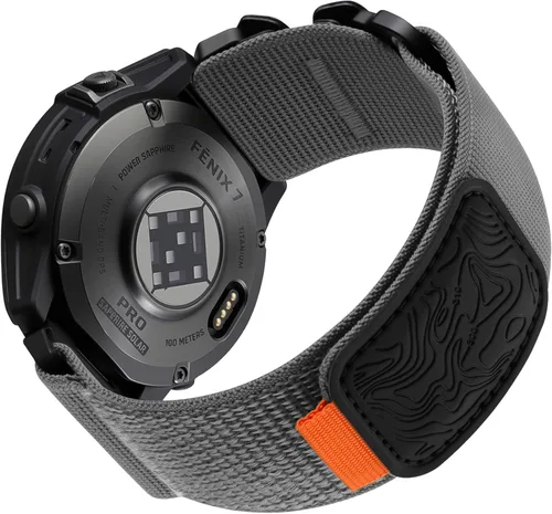 Miniatura 11 de Bandletic Compatible con Garmin Instinct 2 Correa de Reloj - Bandas Resistente de Nylon de Ajuste Rápido de 22mm para Fenix 8 E 47mm/7 6 Pro/5