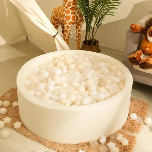 Miniatura 5 de Pelotas de Corral de Bolas Realhaha 50 100 200 500, Formas de Estrella para Bebés Niños Parque Infantil Bolas de Plástico para Bebés Piscina