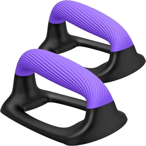 Miniatura 12 de Kipika Barras para Flexiones, Soportes de Flexiones con Mango de Plástico Suave Engrosado, Base Estable y Antideslizante, Mangos para Flexiones