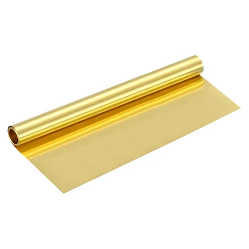 Miniatura 21 de uxcell Rollo de lámina de latón, 40 x 2 x 0.016 pulgadas, rollo de lámina de latón intermitente de metal para manualidades, reparaciones