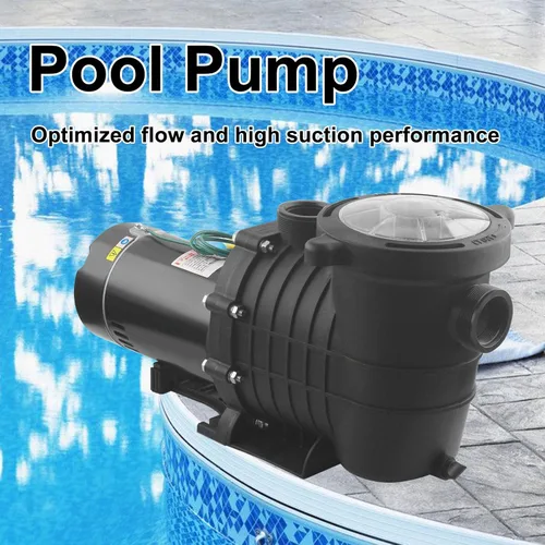 Miniatura 7 de Bomba de piscina sobre el suelo/enterrada, bomba de piscina de 2HP 6900 GPH autocebante potente para piscinas de 15,000-31,000 con cesta filtrante