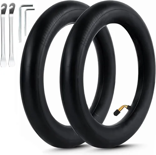 Cooryda Cámara de aire, cámara interior de 10 x 2.125 pulgadas para ruedas de repuesto de neumáticos de scooter eléctrico con vástago de válvula de