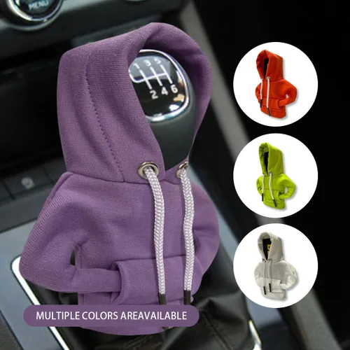 Miniatura 7 de Capucha de Cambio de Marchas de Coche, Funda de Palanca de Cambio a la Moda, Mini Capucha para Cambio Automático, Gadgets Lindos