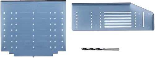 Miniatura 5 de Kit de plantilla de instalación de herrajes para puertas y cajones de gabinete Ravinte Incluye plantilla de montaje con broca para perilla