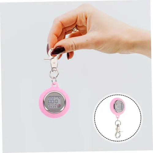 Miniatura 5 de Mikikit 2 unids cronómetro de bolsillo broche de entrenamiento luminoso partido árbitro mini cubierta temporizador temporizador digital deportes