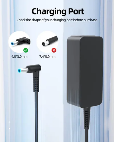 Miniatura 2 de Superer Cargador modelo de 45 W apto para HP Pavlion x360 15 15-dw 15-dy 15-db 15-ef 15-dx 15-da 15-ay 15-ba 15-bw 15-f 15-u 15-bs 15-af 15-au 15-eh