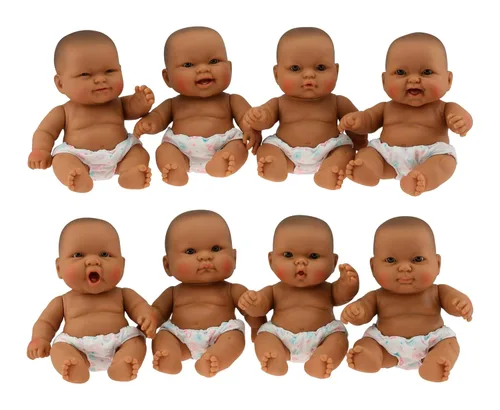 Miniatura 2 de School Specialty 1301681 Muñeco hispano Lots to Love, de 10", varias expresiones