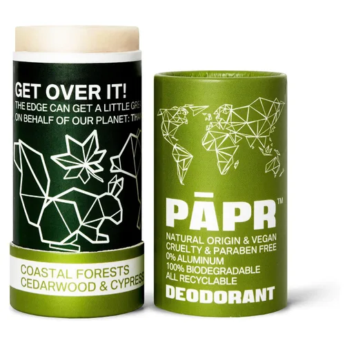 Miniatura 9 de PAPR-Desodorante natural en embalaje de papel sostenible sin residuos, desodorante vegano para hombres y mujeres, sin fragancia artificial, aluminio