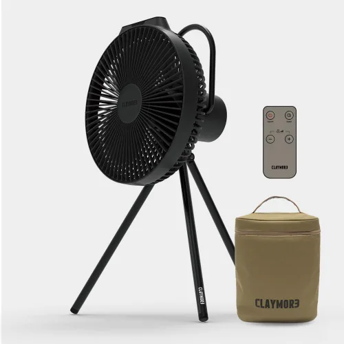 Miniatura 14 de Claymore V600+ Ventilador portátil recargable gris cálido – Batería de 7,800 mAh, circulador de aire BLDC ultra silencioso de 4 velocidades