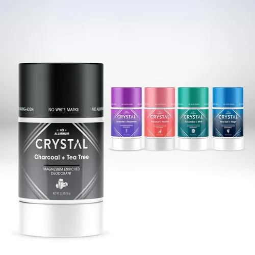 Miniatura 8 de Crystal Magnesium Solid Stick Desodorante natural, desodorante sin aluminio no irritante para hombres o mujeres, combate de forma segura y eficaz