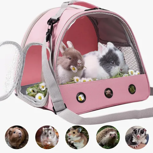 Miniatura 3 de Portador de Dragón Barbudo, Jaula para Lagartos, Hámster para Uso al Aire Libre, Portador de Viaje para Animales Pequeños para Planeador de Azúcar
