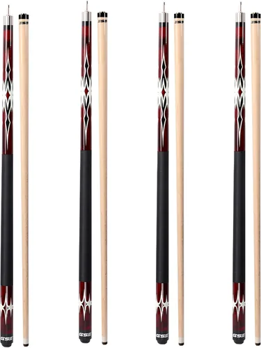 Miniatura 18 de GSE Games & Sports Expert 58" 2-Piece Canadian Maple Hardwood Billiard Pool Cue Sticks for Men/Women, House or Commercial/Bar Use