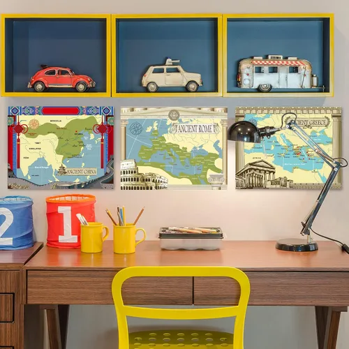 Miniatura 7 de Póster de civilizaciones antiguas para aprendizaje en el aula de estudios sociales - Decoración educativa para escuela primaria, media y secundaria