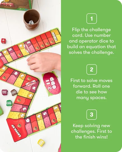 Miniatura 4 de SimplyFun Math'd Potatoes - Juego de mesa de matemáticas para niños a partir de 8 años, juego educativo de dados con suma y resta, divertido desafío