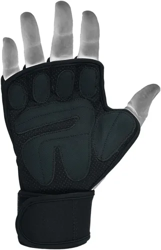 Miniatura 5 de MRX BOXING & FITNESS Guantes de entrenamiento para hombres y mujeres, guantes de levantamiento de pesas ventilados con muñequeras, protección