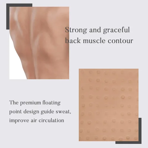 Miniatura 5 de BINIMOKOO Traje de silicona realista para el pecho masculino traje muscular falso traje muscular de silicona