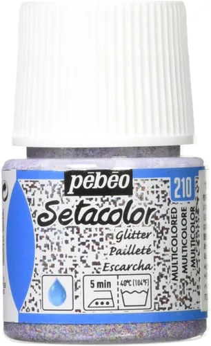 Miniatura 44 de Pebeo Setacolor - Pintura para tela (opaca, 45 ml), color dorado perla