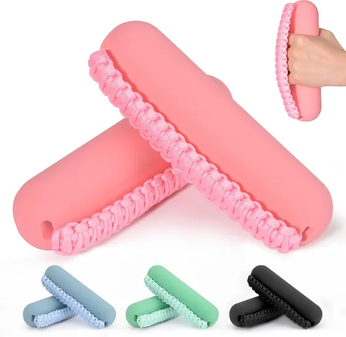 Miniatura 8 de Hikeen - Juego de pesas de mano para mujeres y hombres, mancuernas suaves de 2 (1lb, 2lbs o 3lbs), peso para caminar con correa para manos