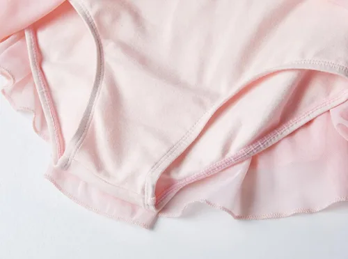 Miniatura 7 de MdnMd Leotardos de ballet para niñas pequeñas con falda, vestido clásico de manga corta para bailarina de gimnasia
