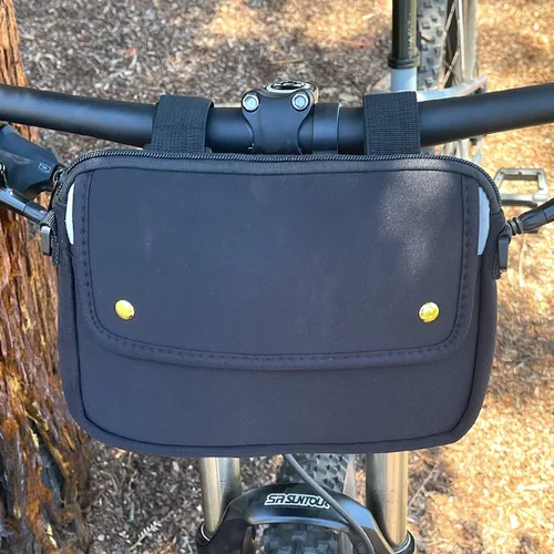 Miniatura 7 de allydrew Bolsa impermeable para bicicleta, bolsa de almacenamiento para manillar de ciclismo para herramientas y accesorios