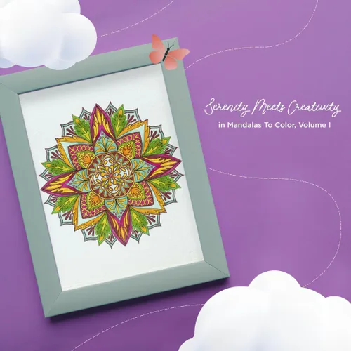 Miniatura 3 de Libro Para Colorear Mandala Para Adultos Con Papel Grueso De Calidad Artística, Tapas Duras Y Encuadernación En Espiral De ColorIt