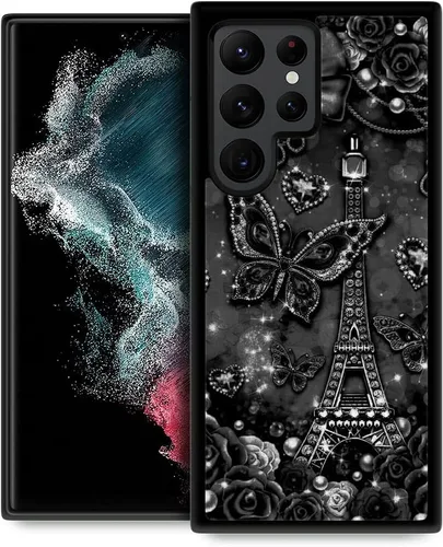 Miniatura 35 de ZHEGAILIAN Funda compatible con Samsung Galaxy S22 Ultra, antideslizante, de poliuretano termoplástico suave, a prueba de golpes, compatible