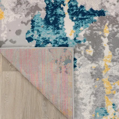 Miniatura 5 de Rugshop Sky Collection - Alfombra de área abstracta de transición, resistente a la decoloración, para entradas o uso de noche, 2 x 3 pies