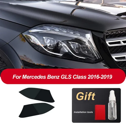 Miniatura 5 de JCAKES Car Headlight Tint Black Protective Film Transparent TPU Sticker ，for Mercedes Benz GLS CLS Class 2016-Present Accessories