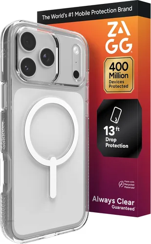 Miniatura 27 de ZAGG Crystal Palace Funda para iPhone 15 Pro Max - Protección contra Caídas (13ft/4m), Funda para iPhone Antiamarilleamiento y Resistente a