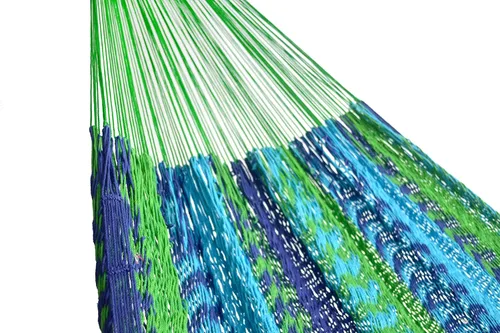Miniatura 3 de HAMMOCKS RADA - Cuerda súper gruesa de algodón - Estilo maya (color océano)