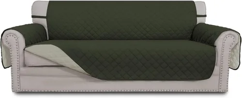 Miniatura 88 de Easy-Going - Funda para sofá, futón y sillón sin reposabrazos, reversible, resistente al agua, para mascotas y niños (azul oscuro/azul claro)