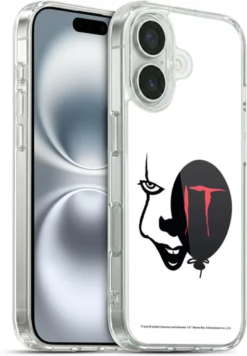 Miniatura 100 de Head Case Designs Funda de gel suave con licencia oficial de la película de TI Pennywise 2 Graphics compatible con Apple iPhone 15 Pro