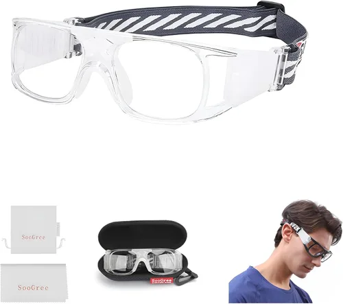 Miniatura 23 de SooGree Sports Goggles Racquetball Glassess Basketball Football Soccer Goggles for Men & Women Adjustable Strap