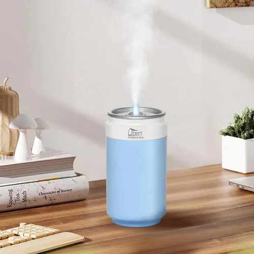 Miniatura 8 de Humidificadores, humidificador para dormitorio, humidificador de aire de lata, humidificadores para el hogar y las plantas, alimentado por USB