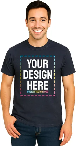 Miniatura 11 de Camisetas Gildan personalizadas - Camisetas personalizadas con texto, imagen o logotipo Diseña tu propia camisa para hombres y mujeres Merch on