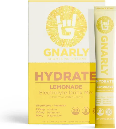 Miniatura 11 de Gnarly Nutrition Hydrate Electrolyte Powder – Mezcla de bebida hidratante para ejercicio de naranja piña – Certificado NSF Sport – Solución