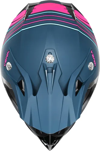 Miniatura 7 de Casco para Dirt Bike YEMA aprobado por DOT - Casco de motocross ATV MX BMX todoterreno de cara completa con 8 ventilaciones y forro removible, casco