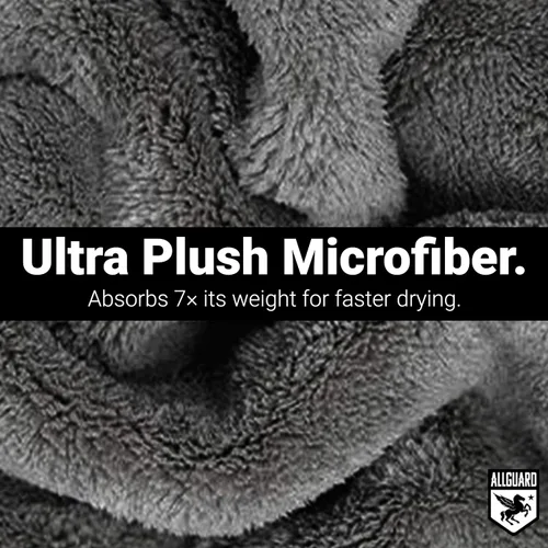 Miniatura 2 de Toallas de microfibra para automóviles (paquete de 2) y spray para detalles de automóvil con brillo de embrague, toallas de secado ultra absorbentes