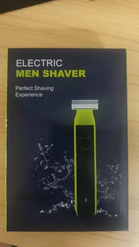 Miniatura 2 de Recortadora de barba para hombres, afeitadora eléctrica híbrida recargable y peluquera corporal, afeitadora facial lavable, 4 peines para hombre