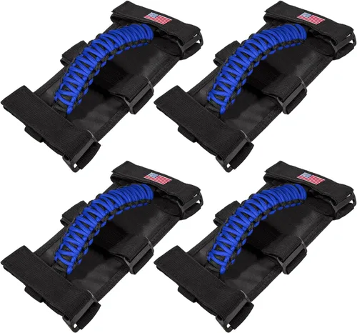4 asas de agarre de barra antivuelco para Jeep Wrangler JK JKU JL JLU TJ YJ Sport Sahara Freedom Rubicon Unlimited Gladiator JT 1955-2023 UTV ATV