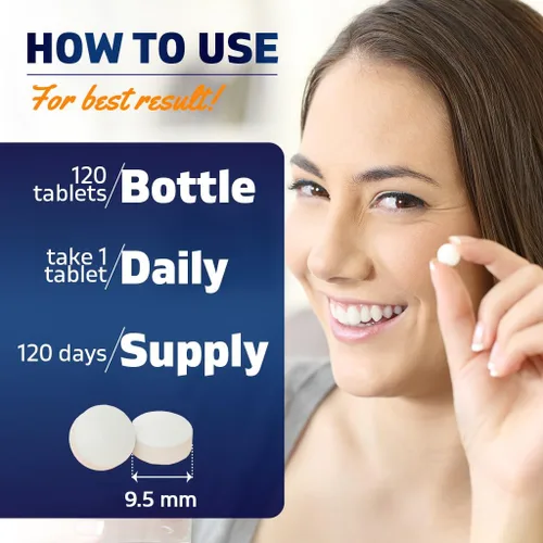 Miniatura 3 de Vitamatic Biotina de alta potencia de 20000 mcg (20 mg) con queratina 100 mg – 120 tabletas – Suplementos de biotina para un cabello, piel y uñas