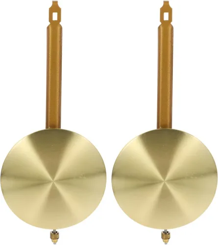 Miniatura 10 de Piezas de reloj de péndulo de repuesto de metal para relojes de pared y regulador 20.50X7.50X0.31.5 in largo reloj péndulo accesorio para reparación