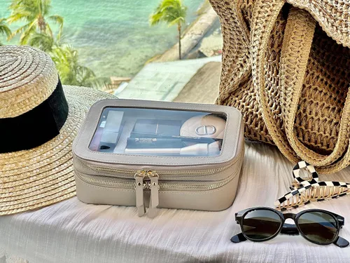 Miniatura 5 de JAZD Bolsa de cosméticos transparente para mujer