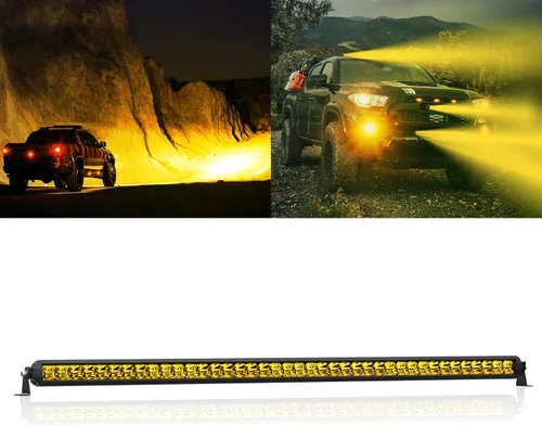 Miniatura 15 de Barra de luz LED de 12 pulgadas EK ENNOKING de doble fila, foco marino blanco, alta luminosidad, 100 W, luz LED de haz puntual y de inundación, luz