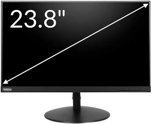 Miniatura 3 de Lenovo ThinkVision T24i Monitor LCD WLED Full HD de 24 pulgadas, color negro Raven 250 Nit, tecnología IPS, 1920 x 1080, HDMI, VGA, DisplayPort, Hub