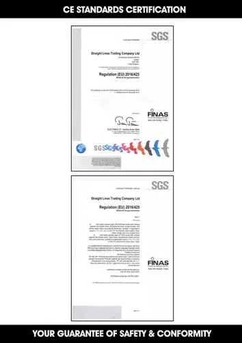 Miniatura 6 de voltX GT - Lentes de seguridad bifocales ajustables para lectura (lente marrón +1.0), ANSI Z87.1+ y CE EN166FT, revestimiento antiniebla, lente