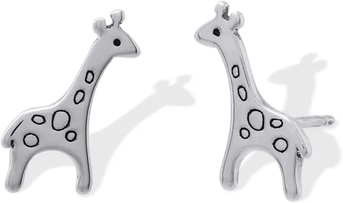 Miniatura 2 de Boma Jewelry - Pendientes de plata de ley con diseño de jirafa